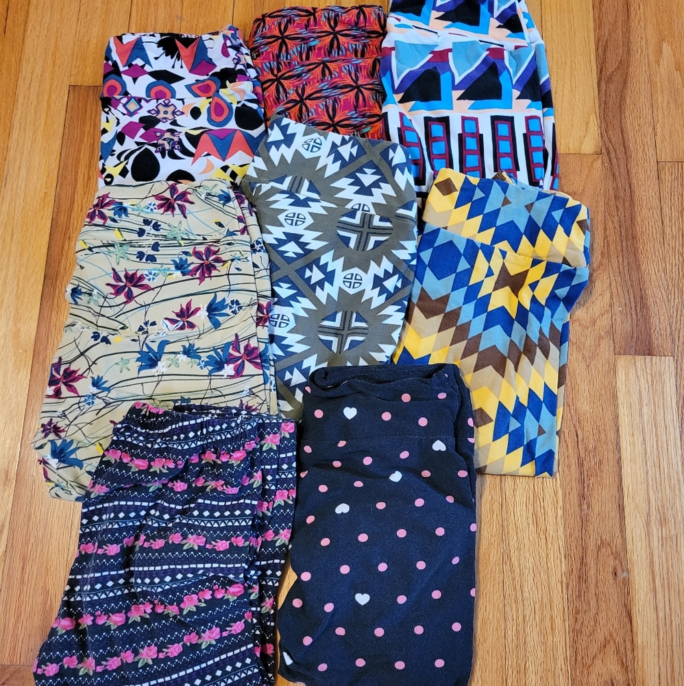 8 pairs - Lularoe legging bundle!
